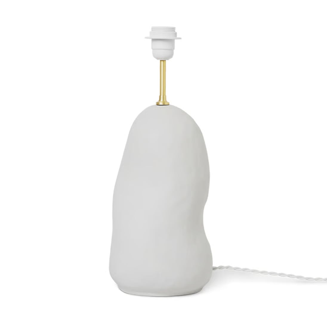 Ferm Living Hebe lampvoet medium - Wit - Keramiek