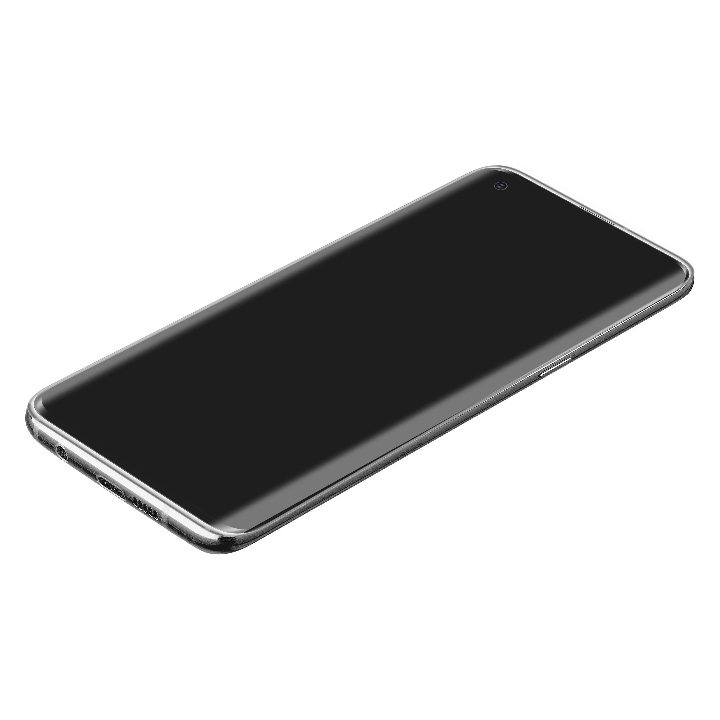 Cellularline Capsule Screen Protector, Huawei P40 Lite E, Black (Huawei P40 Lite E) (TEMPGCABP40LITEEK)