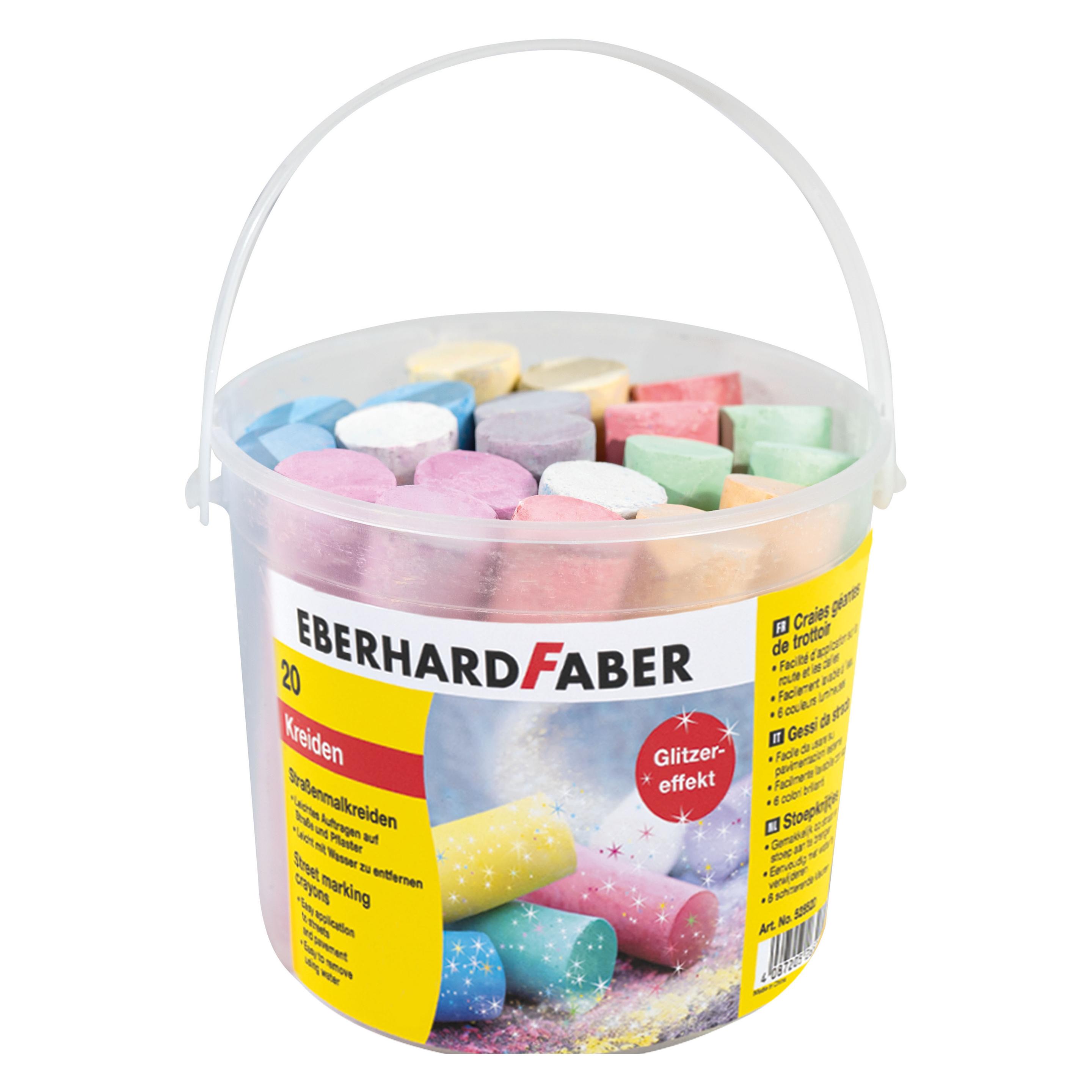 EberhardFaber Strassenmalkreide Glitzer (20x) (526520)