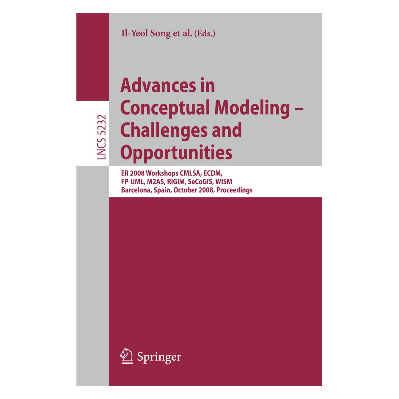 Springer Advances in Conceptual Modeling - Challenges and Opportunities (Englisch, Softcover, Andreas L. Opdahl, Fabio Grandi, Il-Yeol Song, Mario Piattini, Sven Hartmann, Yi-Ping Phoebe Chen) (55499855)