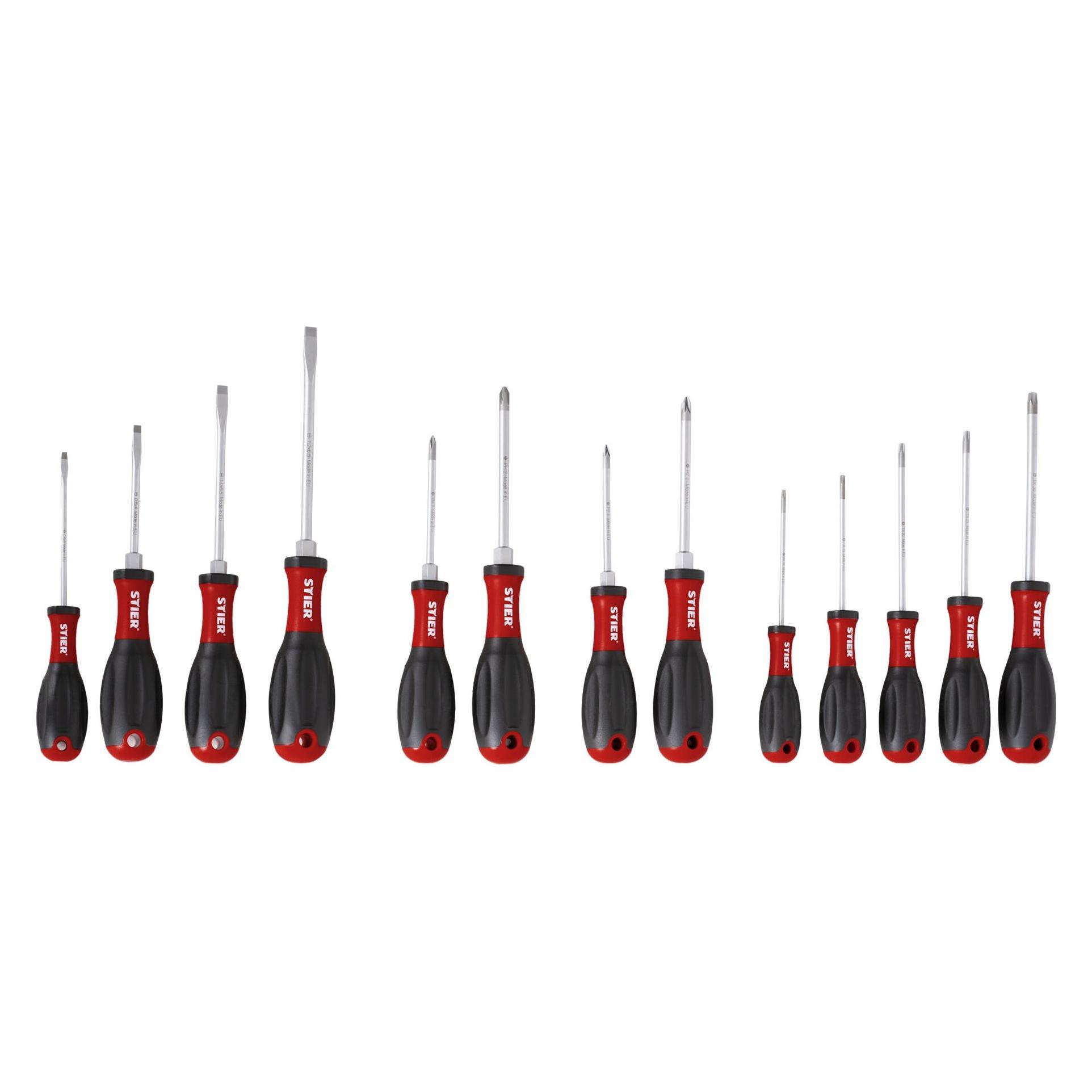 Stier Schraubendreher-Satz Big Pack 13-teilig (Pin-torx, Pozidriv-Kreuzschlitz (PZ), Schlitz) (76912539x1)