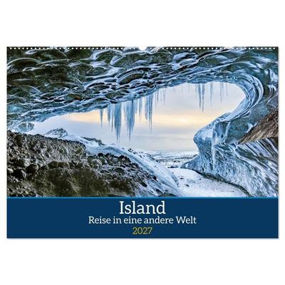 Island - Reise in eine andere Welt (Wandkalender 2027 DIN A2 quer), CALVENDO Monatskalender