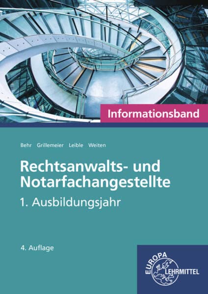 Sandra Grillemeier - Rechtsanwalts- und Notarfachangestellte, Informationsband: 1. Ausbildungsjahr - Preis vom 30.09.2026 09:01:18 h