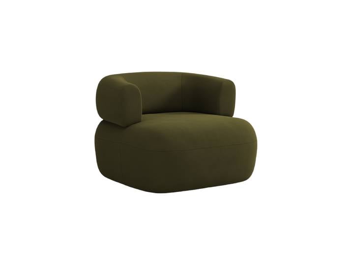 Design Sessel Estro Samt Grün chosen by Bloomingloft