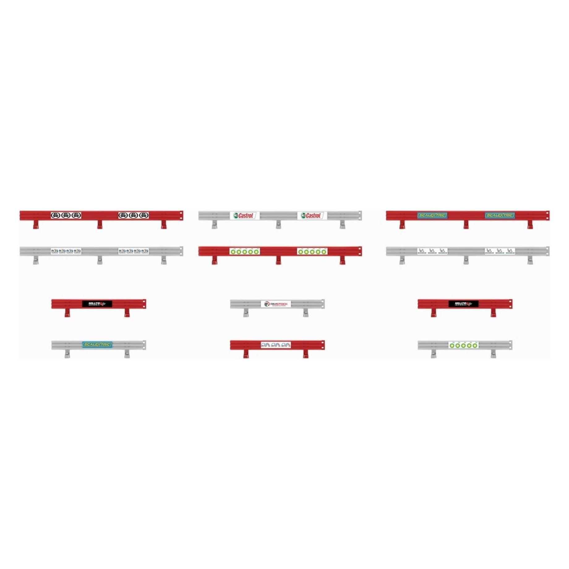 Hornby Scalextric Crash Barriers With Stickers (C8191)