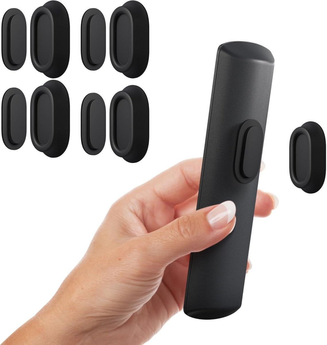 Universele Magnetische Afstandsbedieninghouder - Siliconen Wandhouder voor TV, Airconditioning en Ventilator (4 Stuks)