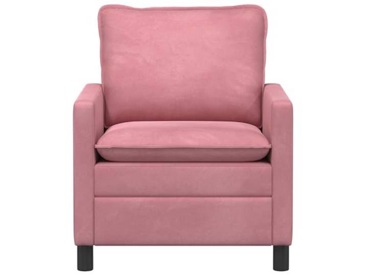 KTHLBRH Rosa Sofa 76 x 81 x 87,5 cm Samt Metallrahmen, Schaumstoff und Faser, Verwendung im Innenbereich, einfache Montage