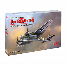 ICM - Ju 88A-14 - WWII German Bomber - 1:48 - 225 Teile 306781