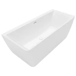 Villeroy & Boch Vorwand-Badewanne Subway 3.0 Steinweiß 1800 x 800 Millimeter, Höhe 495 Millimeter, Wanneneinbaumaß 630 Millimeter