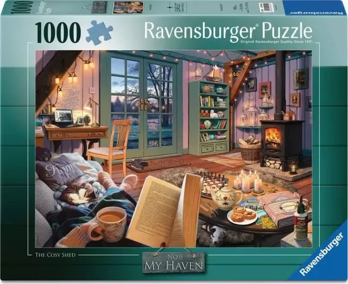 Ravensburger Puzzle My Haven Gemütlicher Gartenschuppen (1000 Teile)