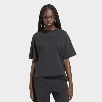 T-Shirt ADIDAS SPORTSWEAR "W AK SL TEE", Damen, Gr. XL, schwarz, Obermaterial: 100% Baumwolle, normal, Rundhals, Shirts T-Shirt, Schwere Premium-Qualität, robuste Stoffstruktur