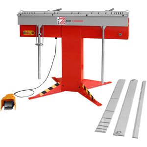 Holzmann Abkantbank AKM1250MAG 230V, magnetisch, bis 1,6mm Blechstärke, 135° Biegewinkel, Arbeitsbreite 1250 mm