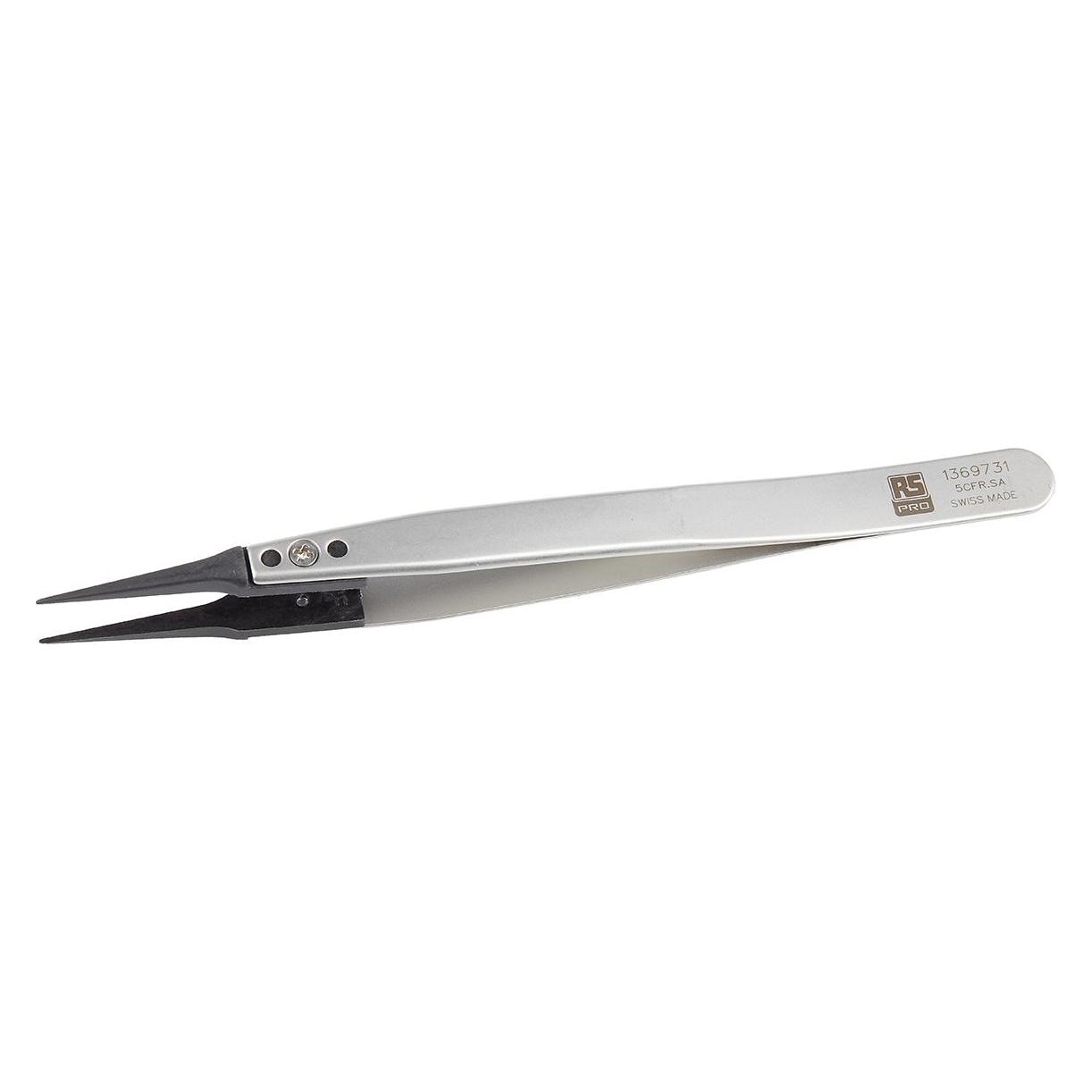 RS PRO Plastic replaceable tip tweezers 130mm (1369731)