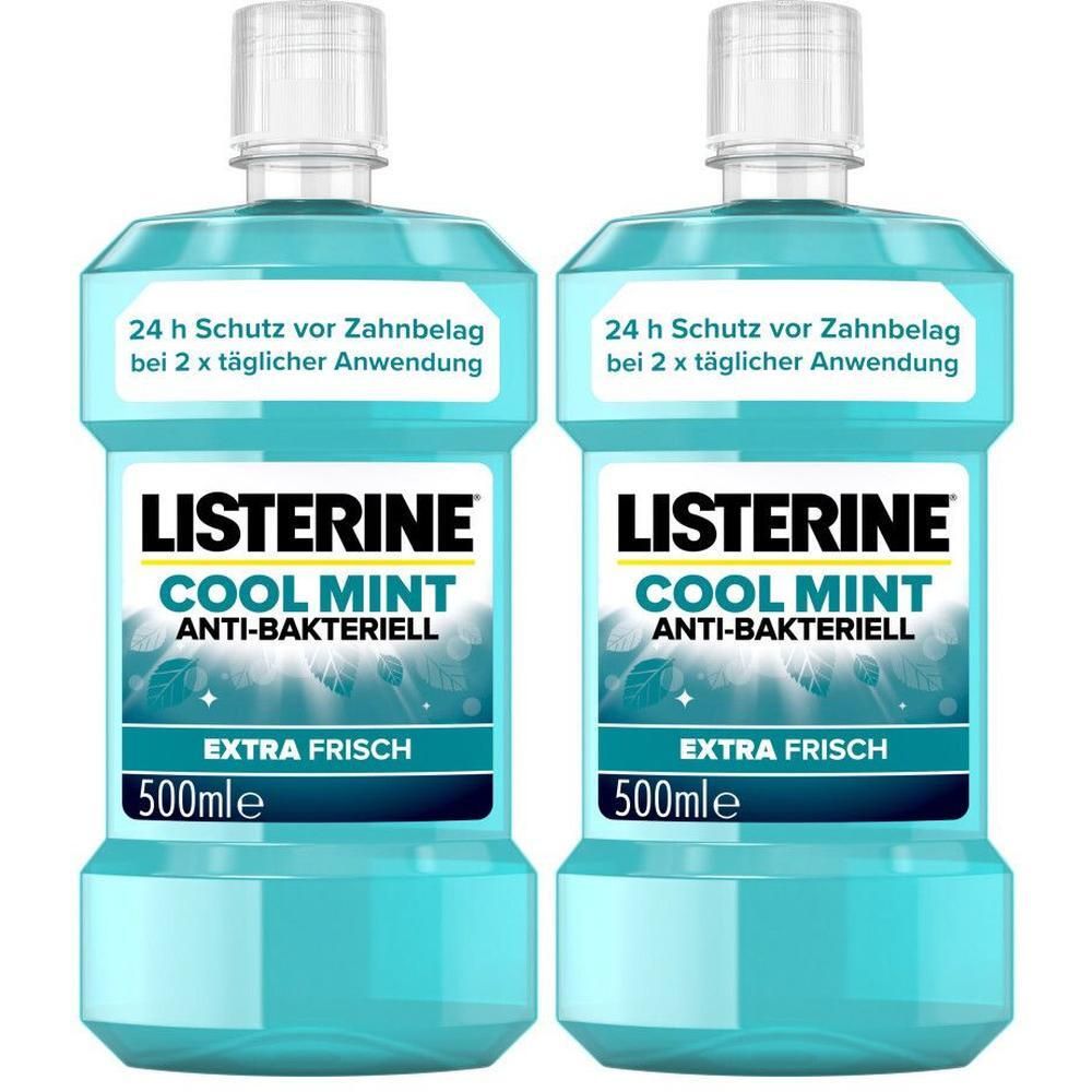 Listerine Cool Mint x2 2x500 ml Lösung
