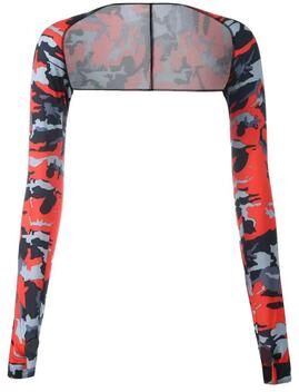Useful Little Things Premium Cooling Shawl Arm Sleeves With Finger Holes camouflage Red