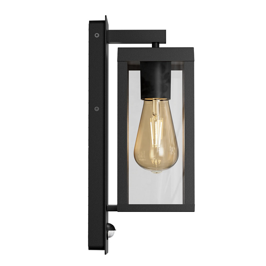 LCD Wandaußenleuchte mit Bewegungsmelder 38x12cm Graphit 5186 4260277680053