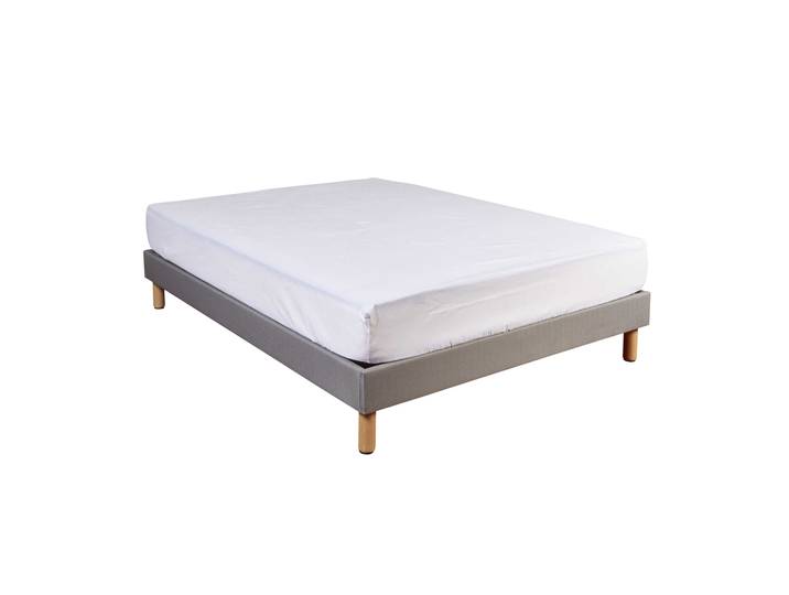 Protège matelas molleton 100% coton - bonnet 30 cm 90x200