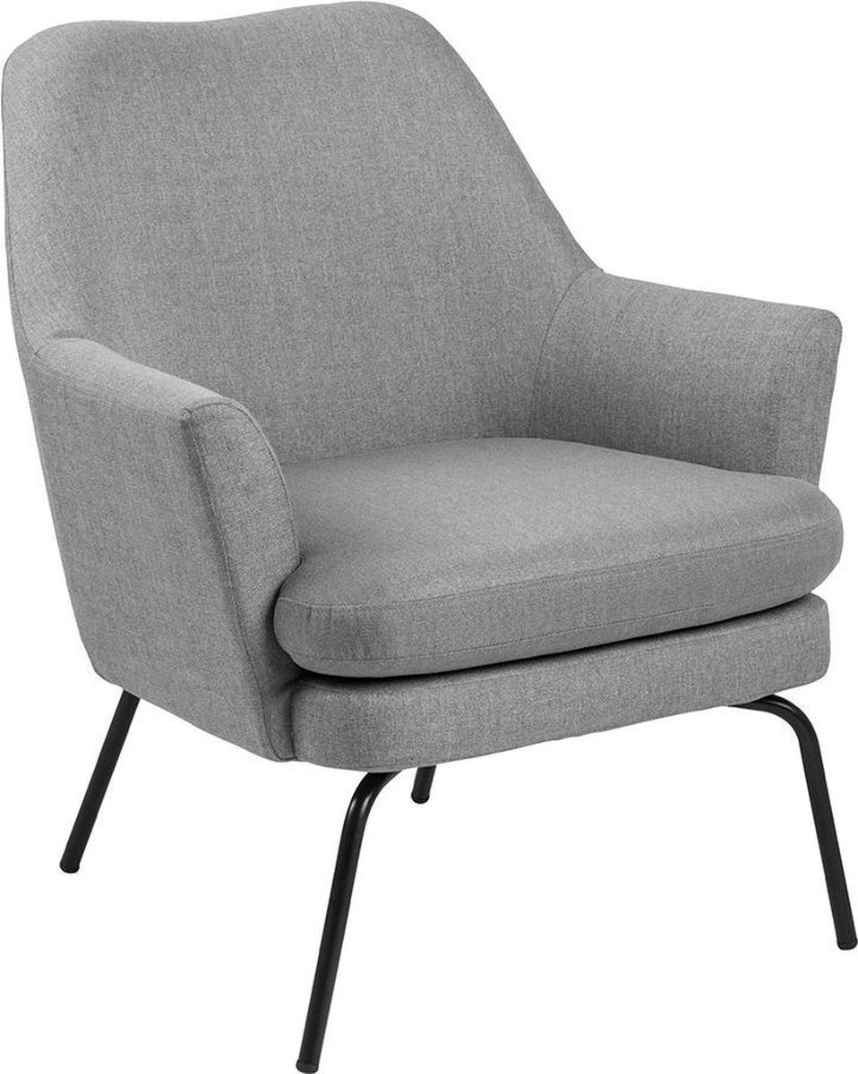 Moderne fauteuil Fay Grijs voor volwassenen