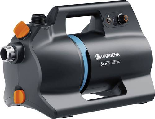 GARDENA Akku-Gartenpumpe 3000 Silent 18V P4A solo Akku-Gartenpumpe 3000 l/h 30m