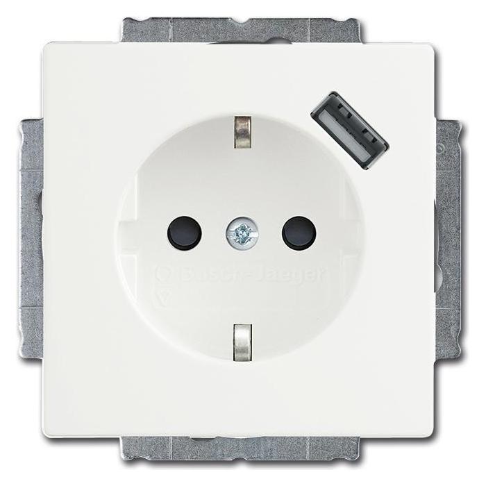 Busch-Jaeger Schuko/USB-Steckdose (2CKA002011A6164)