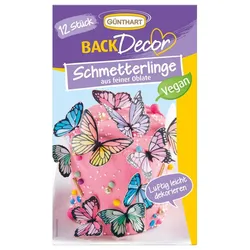 Essbares Papier: Schmetterlinge, 12 St.