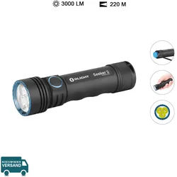 Olight Seeker 2 Schwarz Starke Taschenlampe