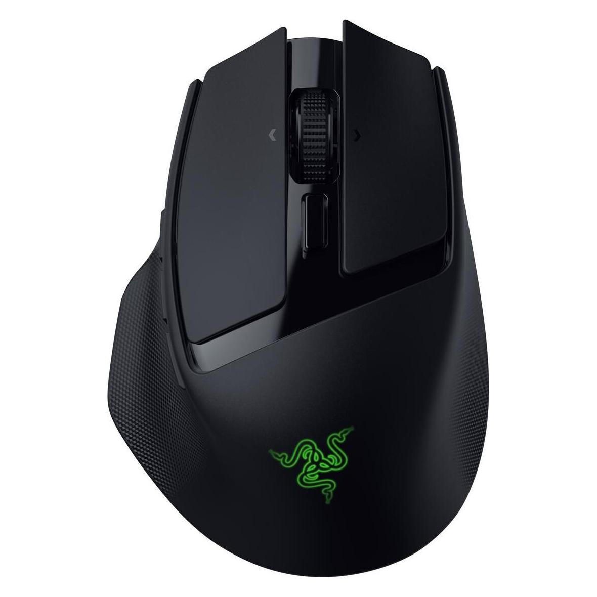 Razer Basilisk Mobile Schwarz - Portable Ergonomische Gaming Maus (Kabelgebunden, Kabellos) (RZ01-04310100-R3G1)