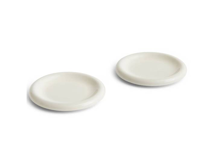 HAY Assiette Barro Off-white, Ø18 cm lot de 2