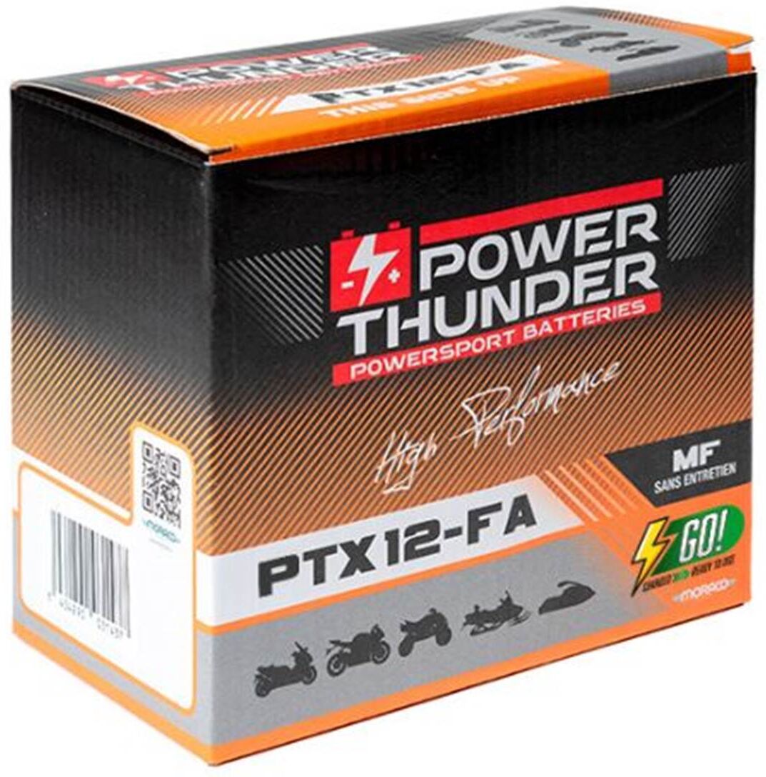 Bateria para mota Power Thunder PTX12 12V 10Ah