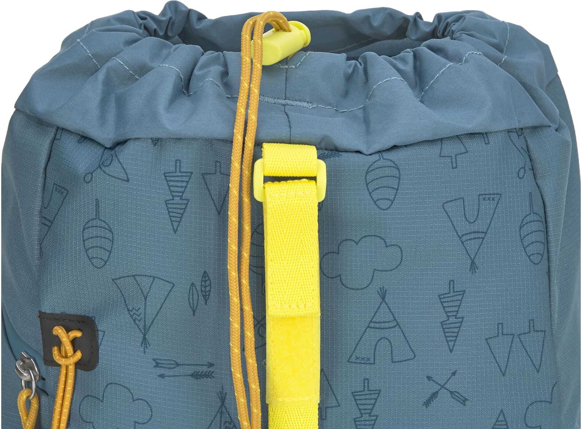 Rucksack LÄSSIG "Outdoor Adventure B", Damen, Gr. B/H/T: 12cm x 22cm, blau, Rucksäcke Rucksack blau B/H/T: 12cm x 22cm