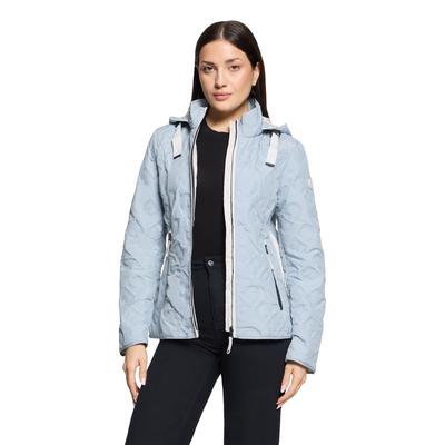 Outdoorjacke GIL BRET, Damen, Gr. 40, blau (arona), Web, Obermaterial: 100% Polyester, Strukturmuster, unifarben, regular fit normal, gerader Abschluss, Jacken Outdoorjacke, mit Strukturmuster