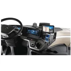 Arat Display/Telematik-Halterung für Mercedes Actros 5 ab Bj. 06/2019, Weiteres Smartphone Zubehör, Schwarz