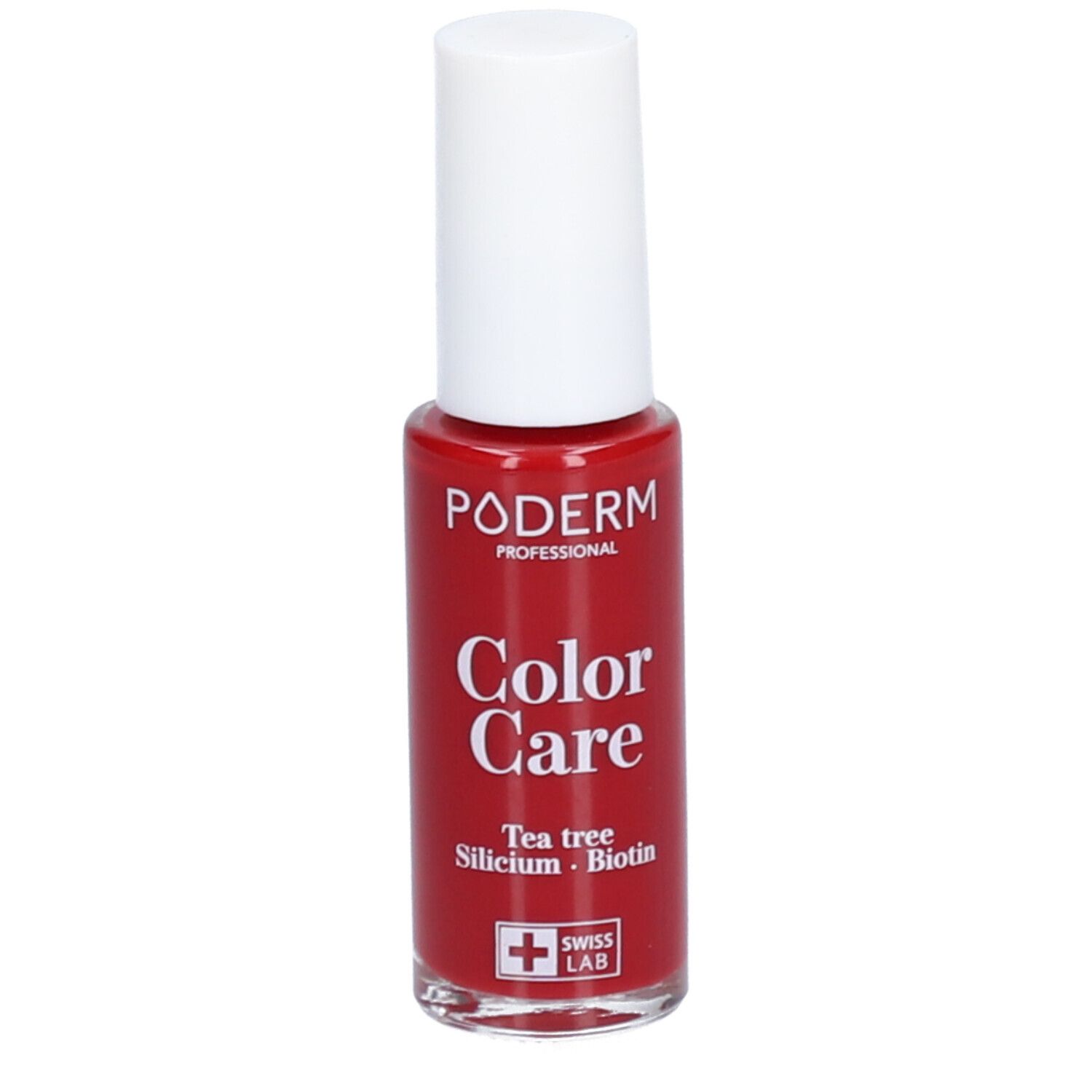 Poderm Vernis Color Care 253 Rouge Allure Fl 8 ml Wirkstoffhaltiger Nagellack