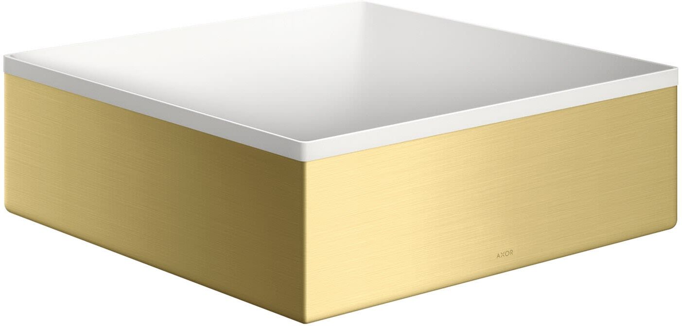 Axor Suite Aufsatzwaschtisch 285/285, Badkeramik, 42002950, brushed brass
