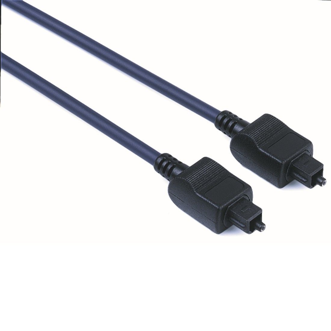 Hama 205131 Audio-Lichtleiter-Kabel Stecker Toslink auf Toslink 1,5 m (Schwarz) 00205131