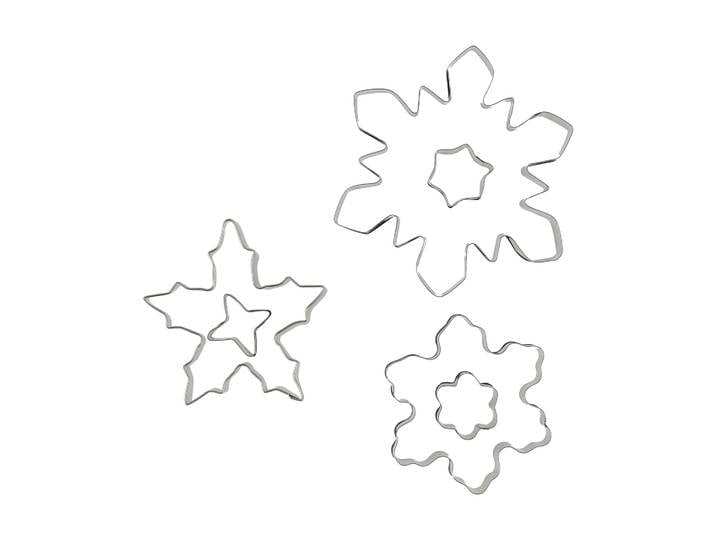 Nordwik Nordwik emporte-pièce 3 pièces Flocon de neige
