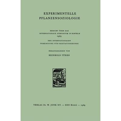 Experimentelle Pflanzensoziologie, Taschenbuch von , Springer Netherland, 978-94-011-7602-6