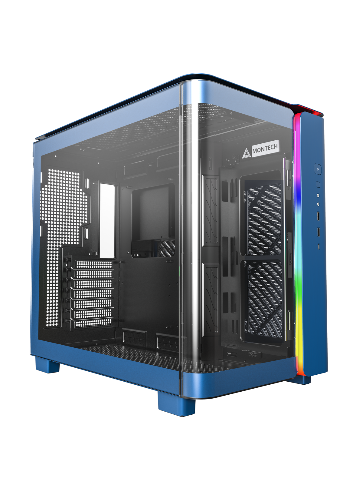 Montech King 95 - Prussian Blue - Gehäuse - Miditower - Blau