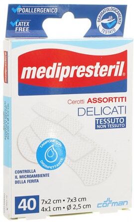 Medipresteril Cerotti Delicati Assortiti 40 Pezzi
