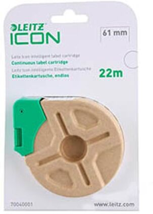 Leitz 70040001 fita de papel branco 61 mm x 22 m