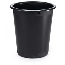 Durable 1701572221 Abfallbehälter Rund Kunststoff Schwarz