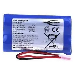 Ansmann Li-Ion Battery Pack 1S2P (1 Stk., 18650, 7000 mAh), Batterien + Akkus