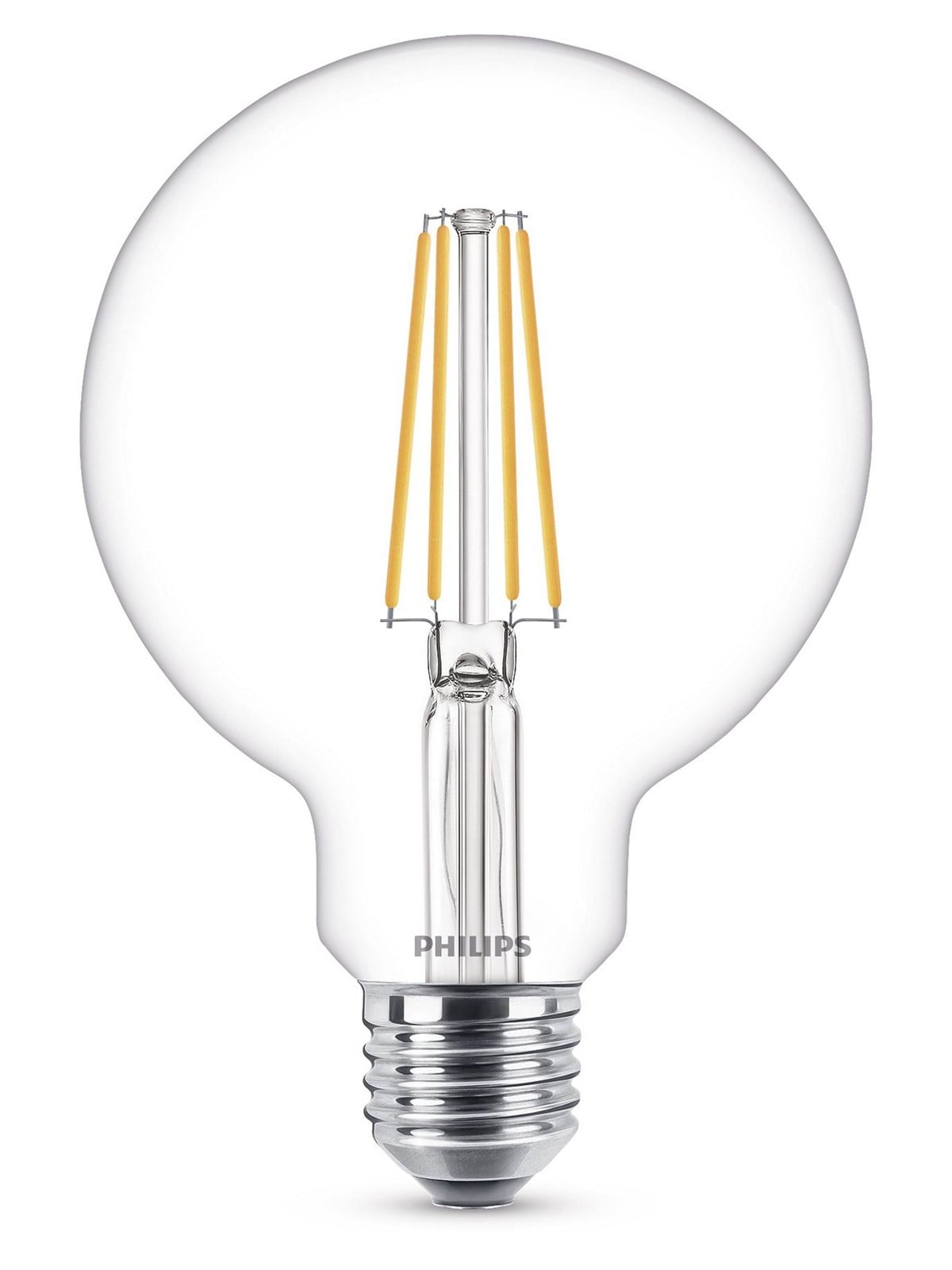 Philips LED-Lampe Classic Globe G95 7W/827 (60W) Clear E27