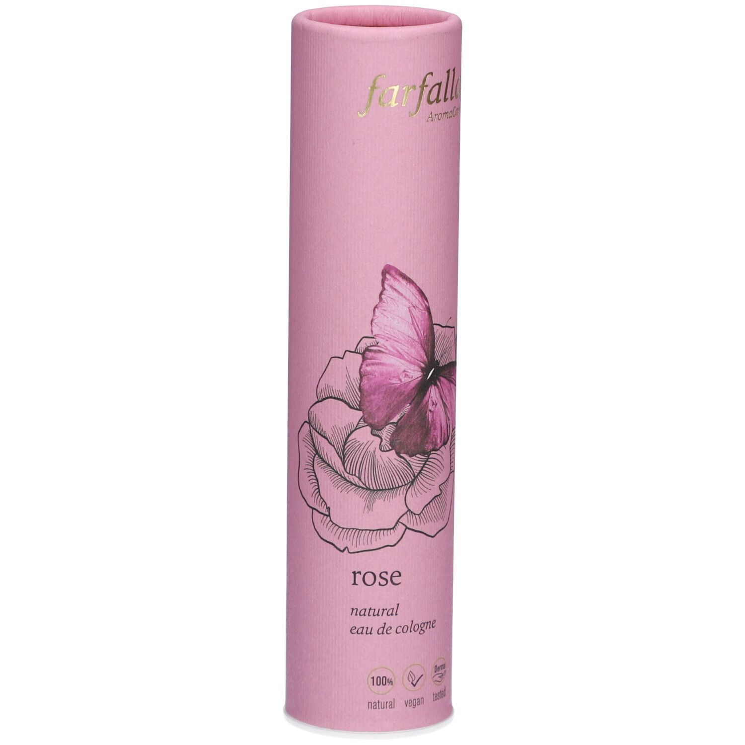 Farfalla natural eau de cologne Rose 50 ml