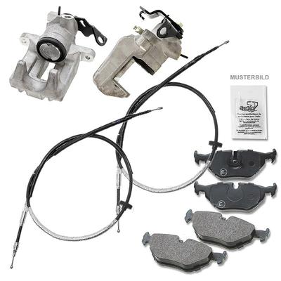 Atec 2x Bremssattel +Bremsbeläge +Bremsseile [Hersteller-Nr. 40579623] für Audi