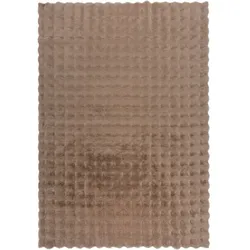 KADIMA DESIGN Hochflor Teppich LUNE – Waschbar, superweich mit einzigartiger Waffelstruktur | 180x290cm