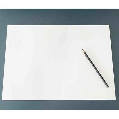 Scriptum Schreibtischunterlage, Malblock Zeichenblock weiss DIN A3, Papier zum Abreißen blanko, 3er Set mit je 25 Blatt, 42 x 29,7 cm
