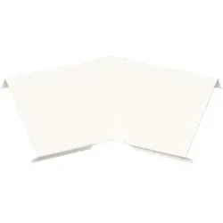 Hager BRS115110A9016 AE/IE-Oberteil Eckkanal 115x110mm Oberteil 80mm verkehrsweiß