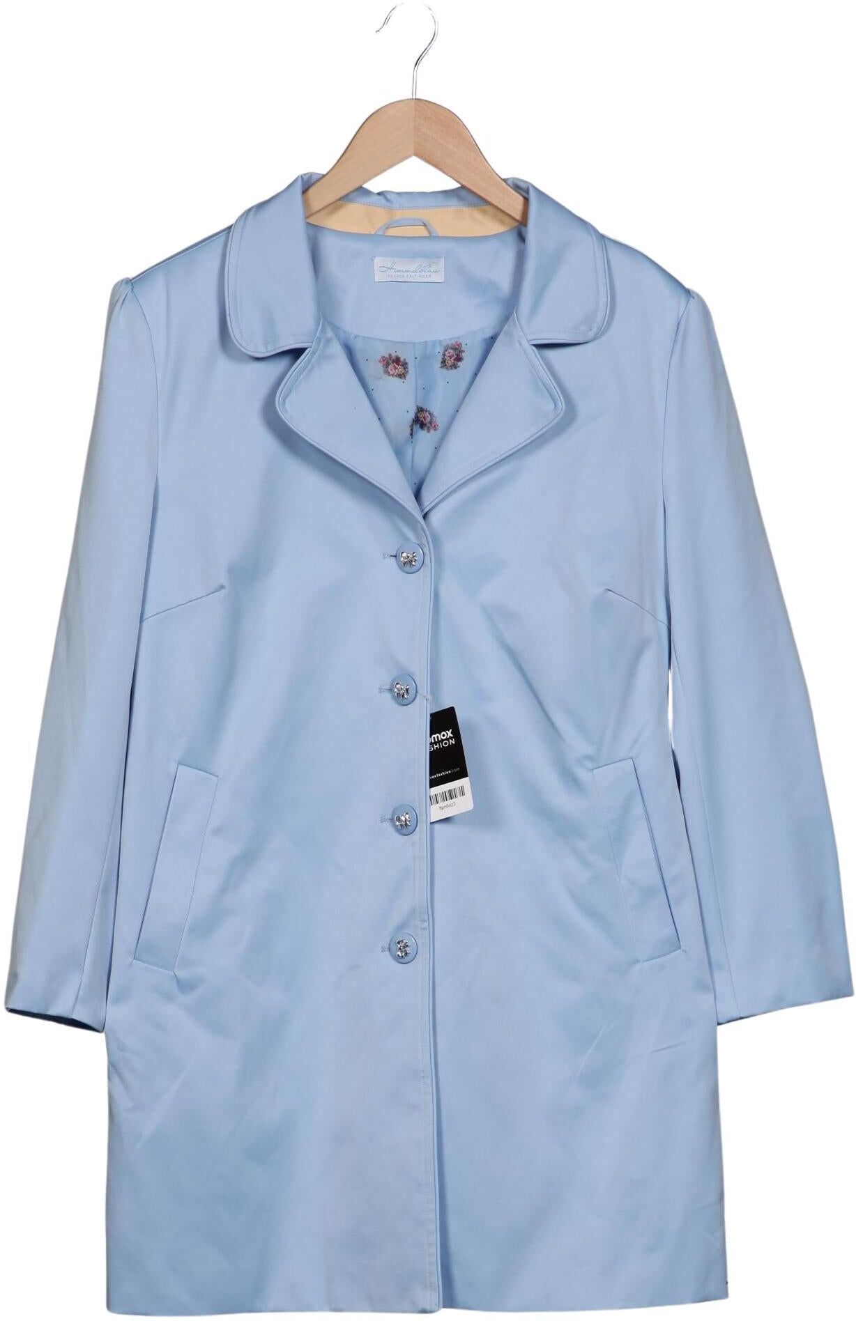 Lola Paltinger Damen Mantel, Hellblau, Gr. EU 42, Synthetik - Second Hand