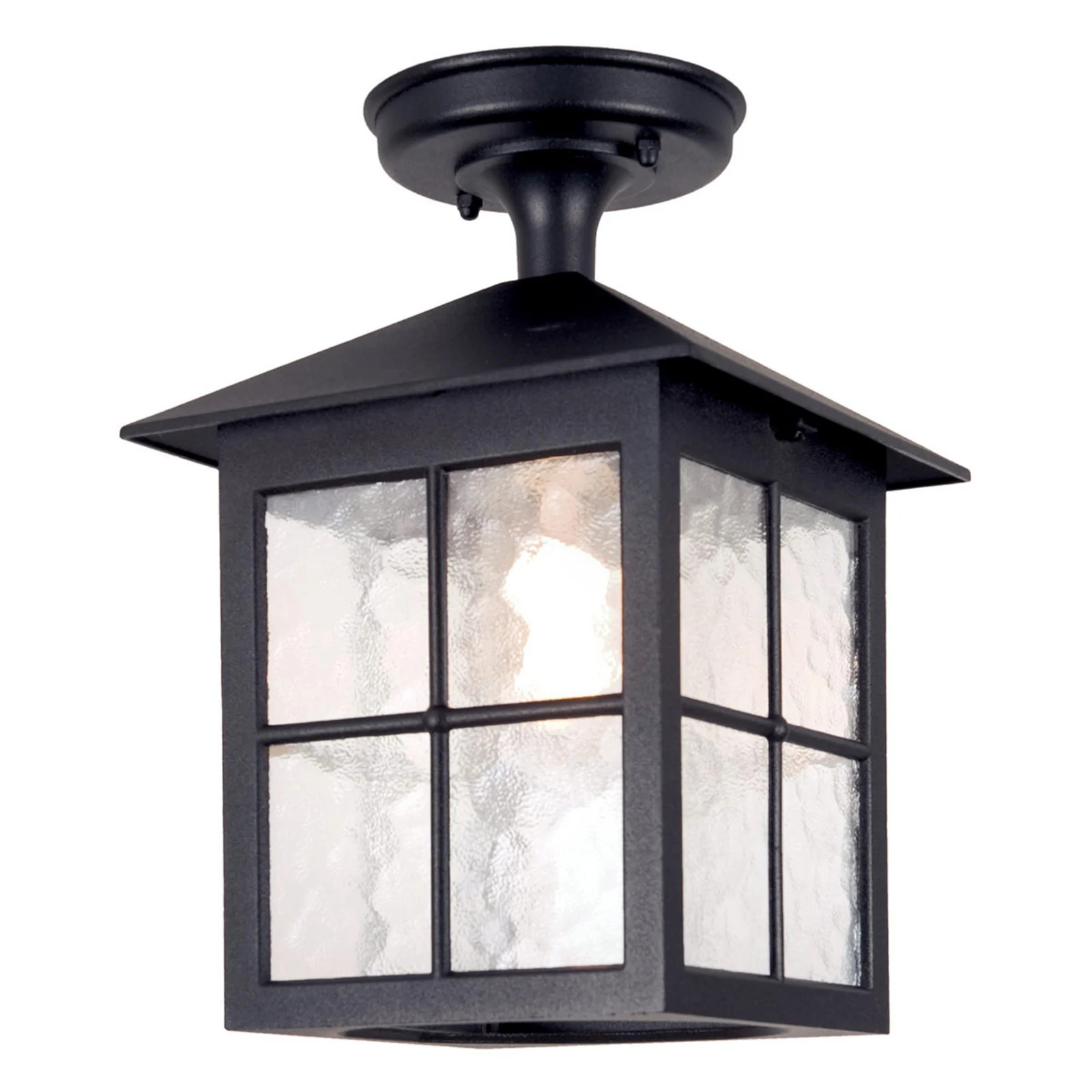 Elstead Winchester buiten plafondlamp zwart 28 cm IP44